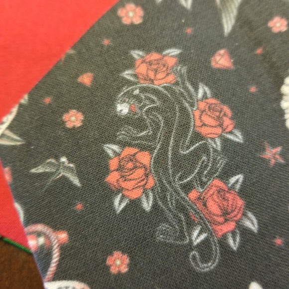 Old School Tattoo Rockabilly Cotton Facemask - Picture 5 of 6